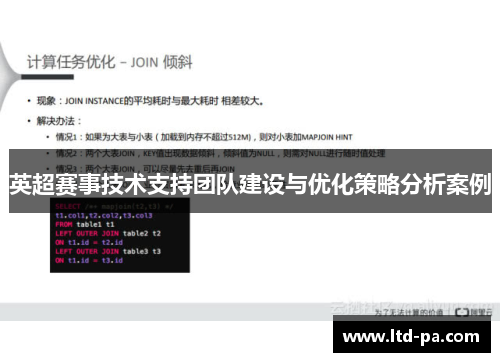 英超赛事技术支持团队建设与优化策略分析案例